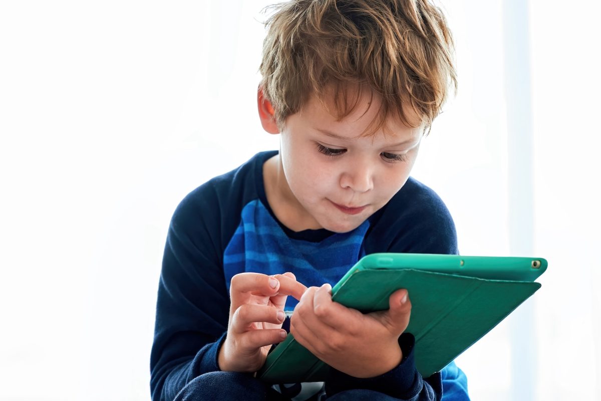 Boy with Ipad