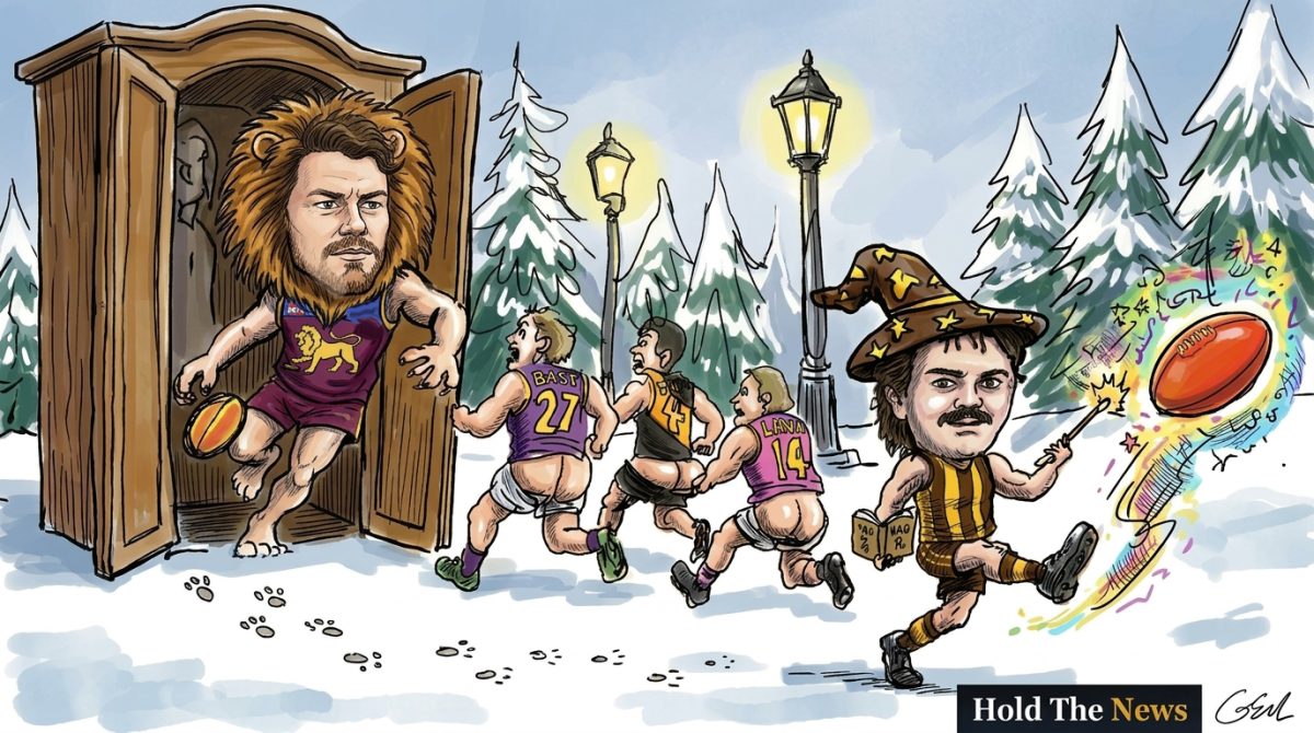 Lions, the Wizard and the wardrobe malfunction