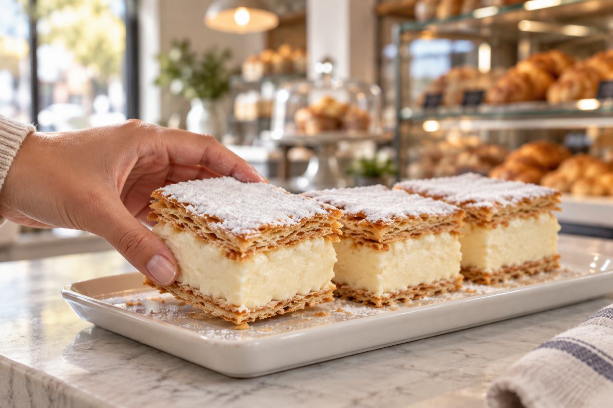 Aussie Vanilla Slice image istock